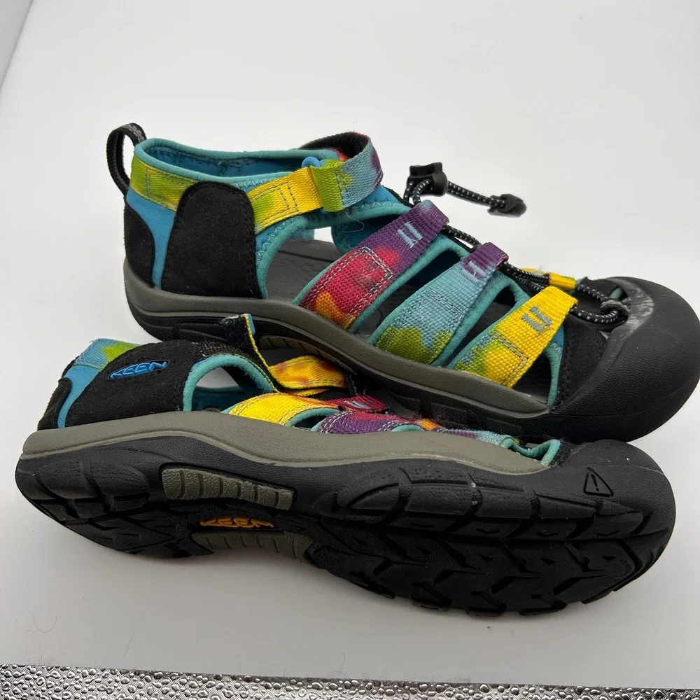 Keen Newport H2 Kids Tie Dye Sport Sandals Multi Color Water Shoes Size 5 US